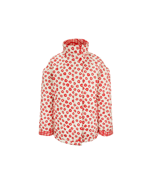 HARRIET JACKET RED DAISY