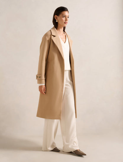 Heidi Double Breasted Wrap Coat Forever New