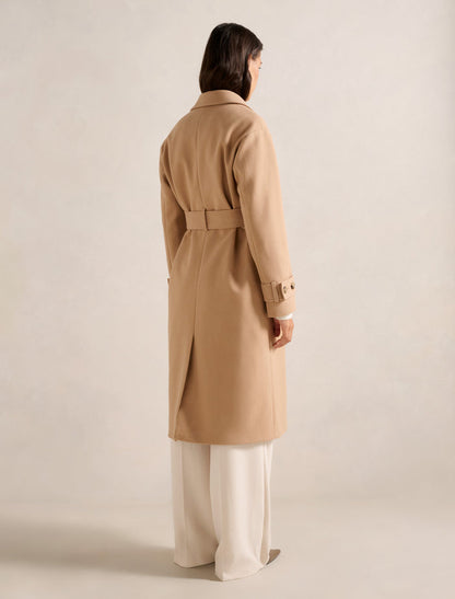 Heidi Double Breasted Wrap Coat Forever New