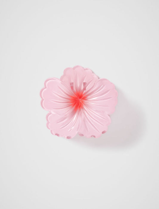 Hibiscus Flower Claw Clip 0 Pink Forever New