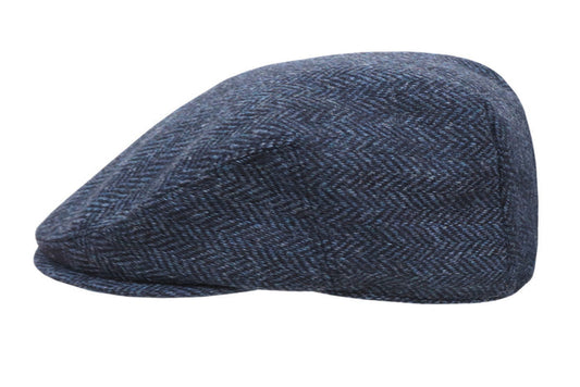 Hills Hats Dartford Wool Tweed Traditional Cheesecutter