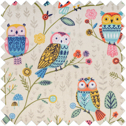 Hobby Gift: Sewing Box (M): Twit Twoo: Item size: (d/w/h) 18.5 x 25.5 x 14.5cm.