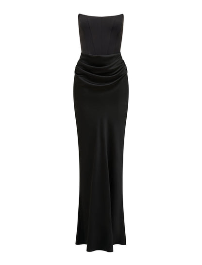 Isra Drape Strapless Maxi Dress Forever New
