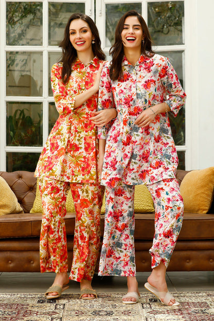 Joyful Kaleidoscope Cotton Co-ord Set