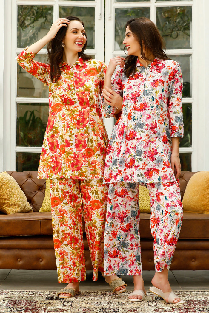 Joyful Kaleidoscope Cotton Co-ord Set