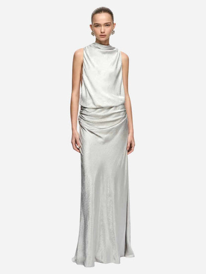 Juna Maxi Dress - Silver