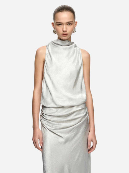 Juna Maxi Dress - Silver