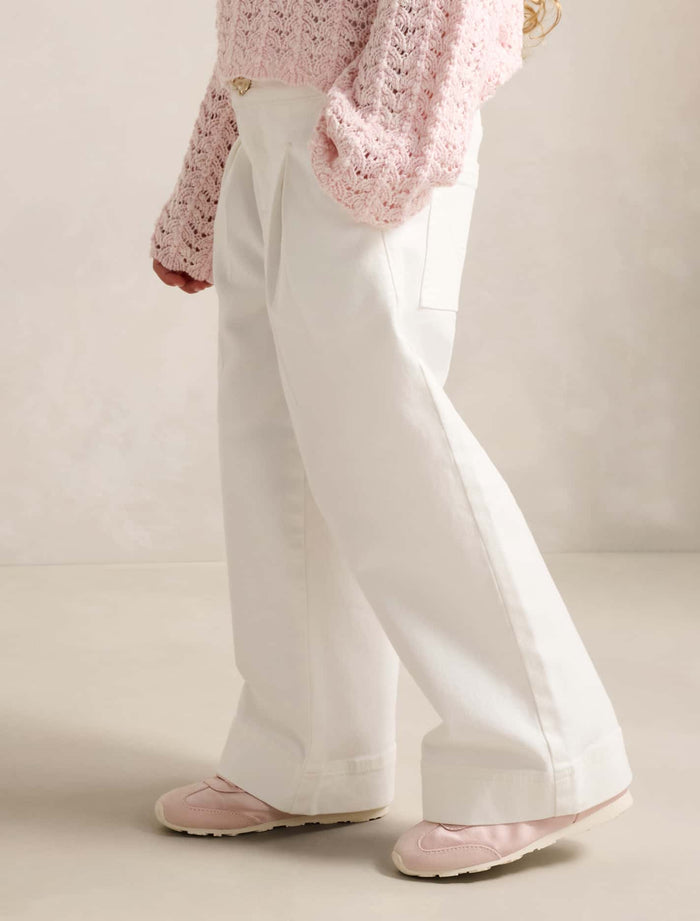 Kiera Girls Wide Leg Jeans Forever New