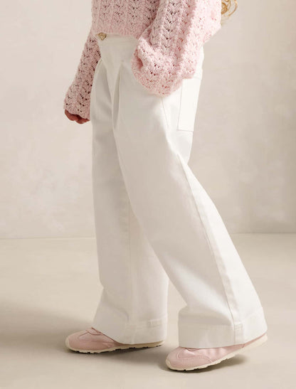 Kiera Girls Wide Leg Jeans Forever New