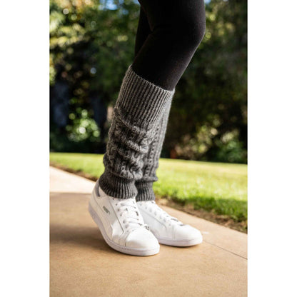 Koru - Cable Leg Warmers (KO102)Grey
