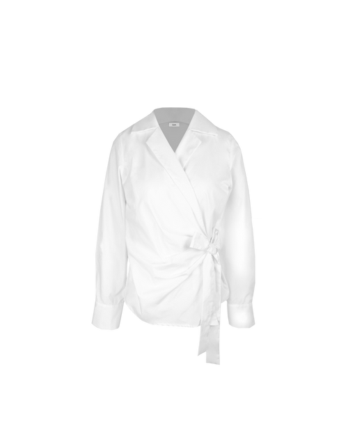 KYLE WRAP SHIRT WHITE