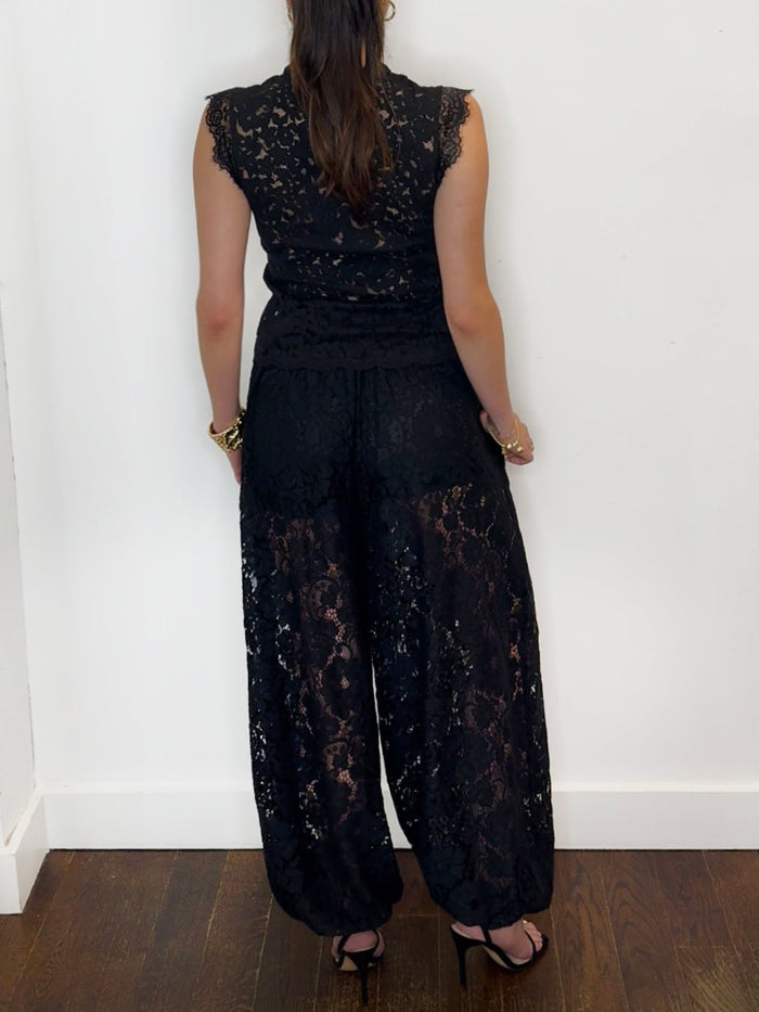 LACE BALLOON TROUSERS
