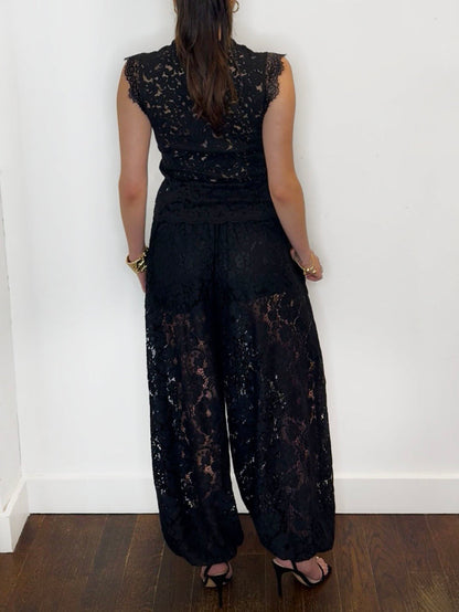 LACE BALLOON TROUSERS