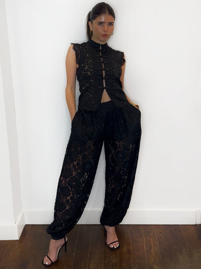 LACE BALLOON TROUSERS