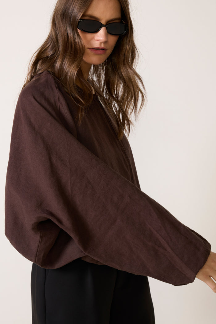 Linen Bubble Jacket