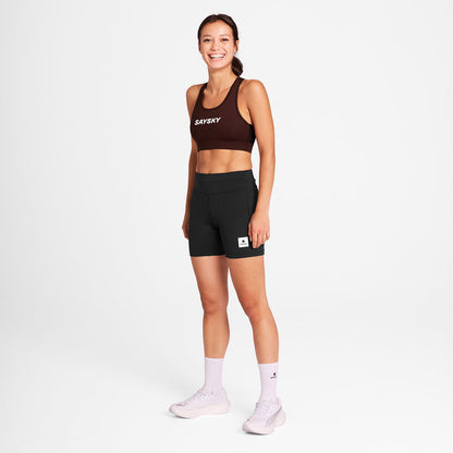 Saysky Logo Combat Sports Bra Red 508 OWRSB30C508