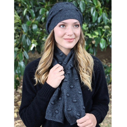Lothlorian-Merino&Possum Bobble Set-Charcoal