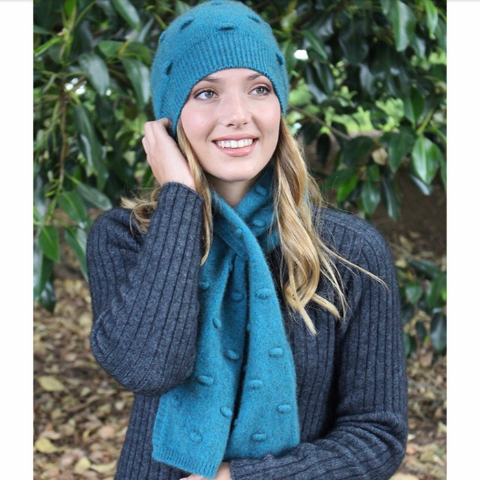 Lothlorian-Merino&Possum Bobble Set Teal