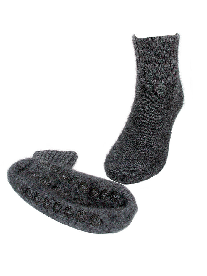 Lothlorian - Merino & Possum House Sock (9933) Charcoal