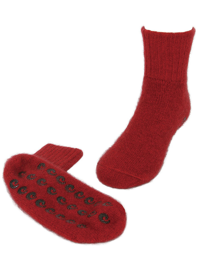 Lothlorian - Merino & Possum House Sock (9933) Red