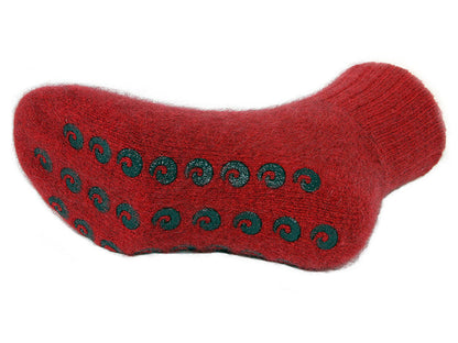 Lothlorian - Merino & Possum House Sock (9933) Red