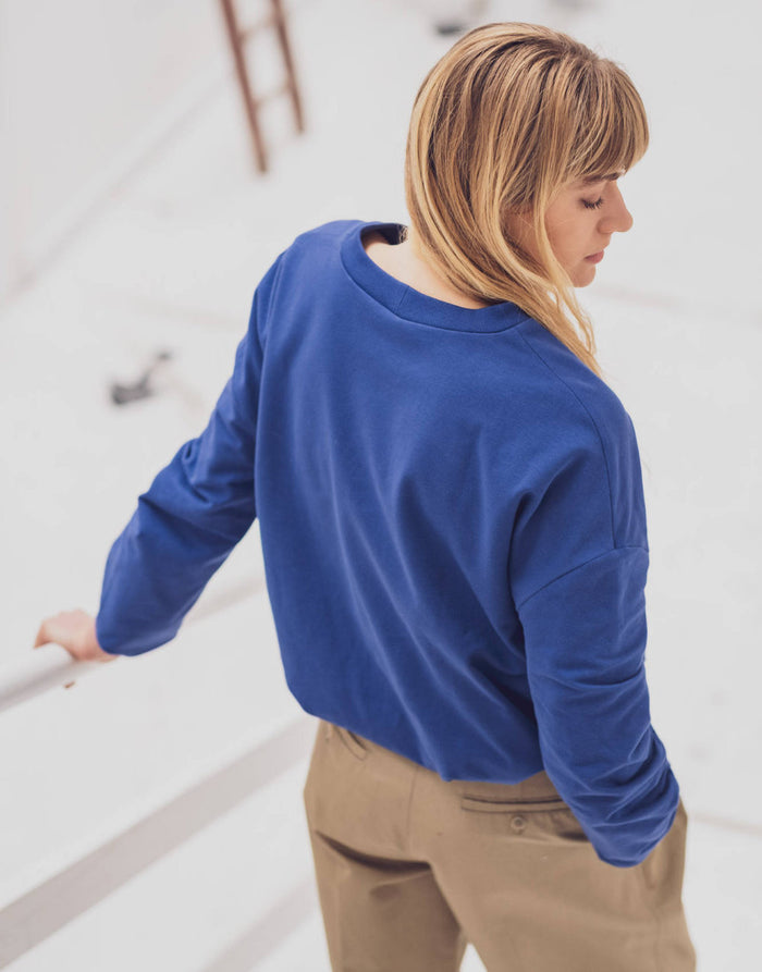 Lotta Sweater PDF Immediate Download Sewing Pattern, Fibre Mood