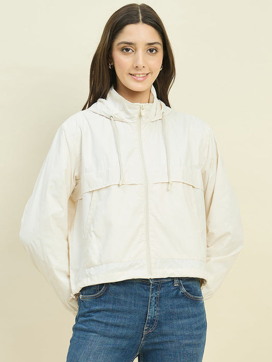 Madame Beige Hooded Jacket