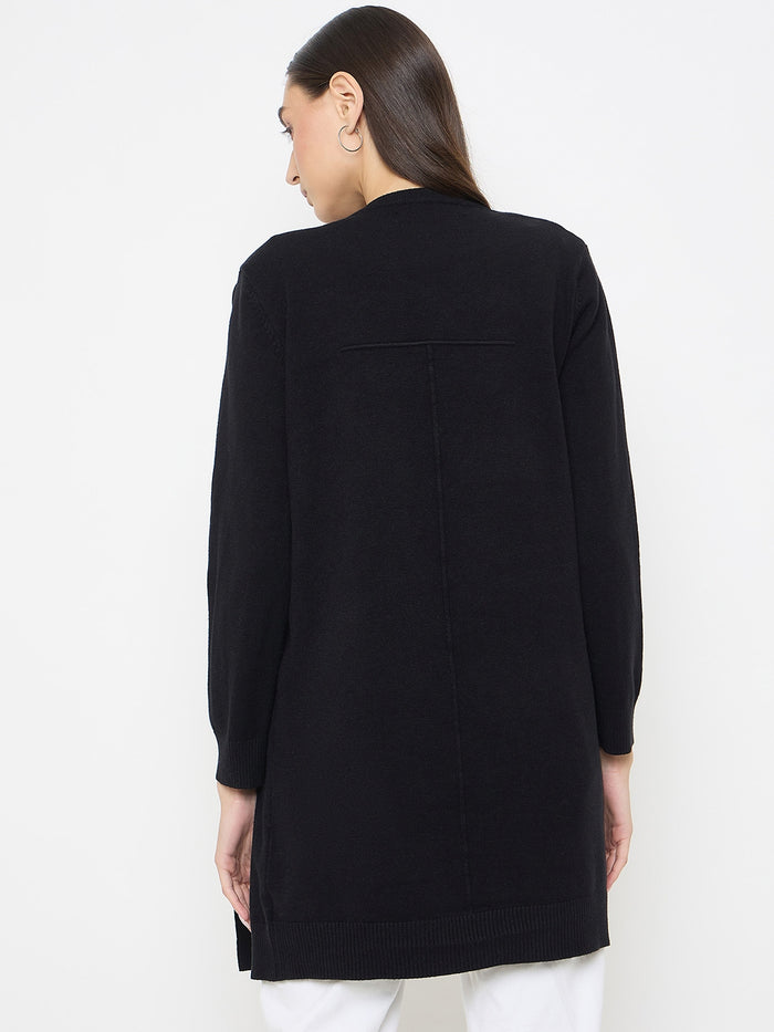 Madame Black Knit Long Shrug