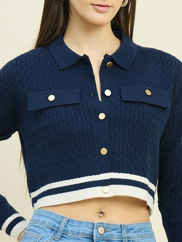Madame Blue Knit Top