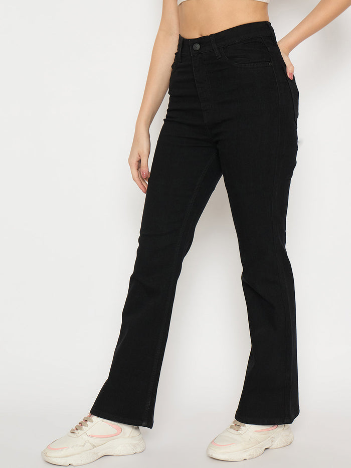 Madame Flared Fit Black Jeans