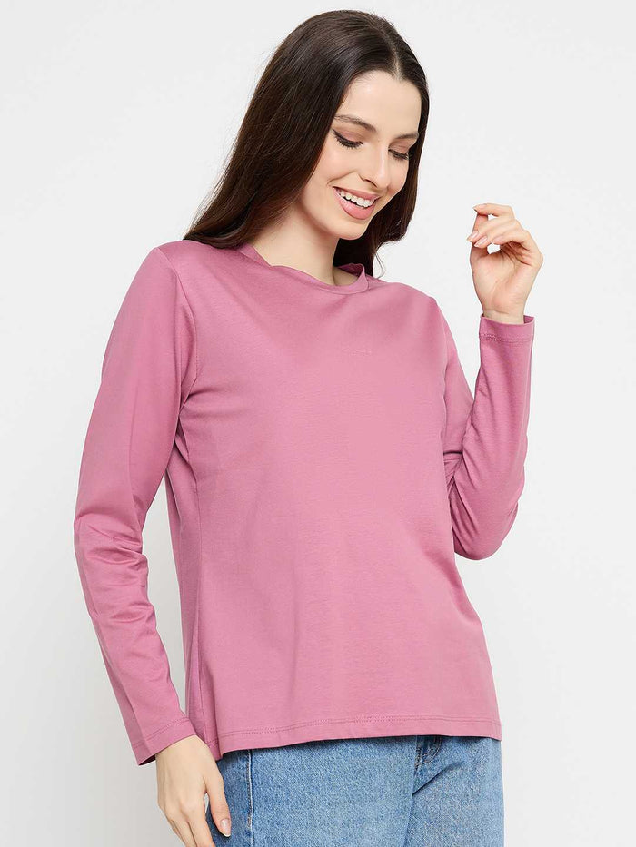 Madame Lilac Cotton Blend Top