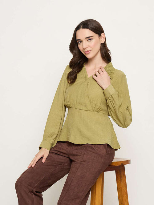 Madame Olive Rayon Blend Top