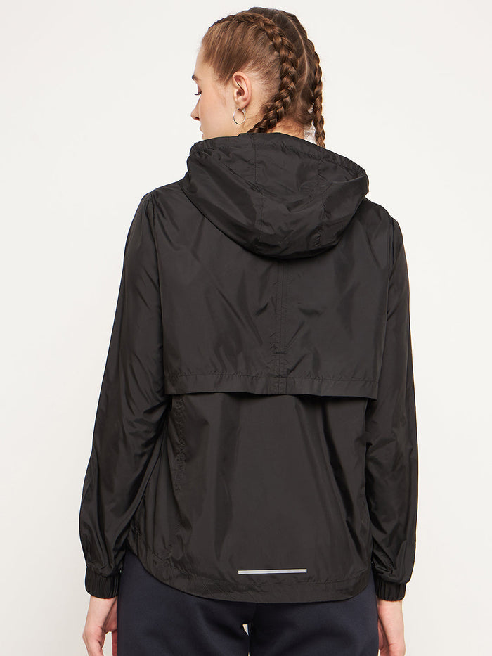 Madame Solid Black Jacket