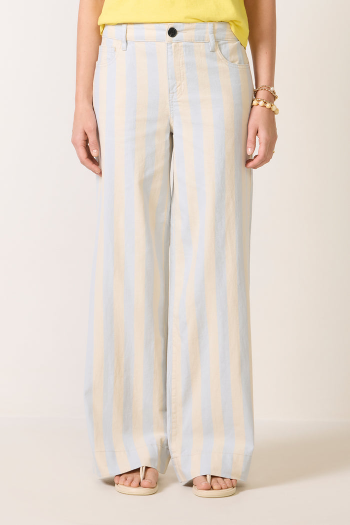 Maker Wide Leg Stripe Pant