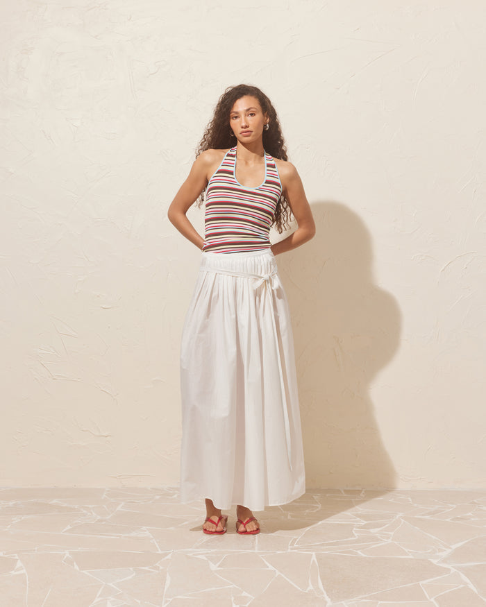 MARLA HALTER TOP CANDY STRIPE