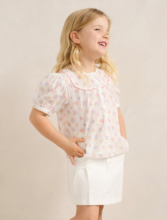 Mary-Kate Girls Print Blouse Forever New