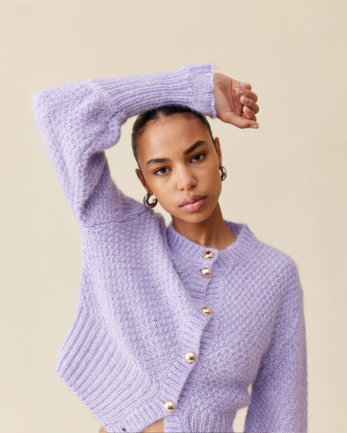 MATILDA CARDIGAN LILAC