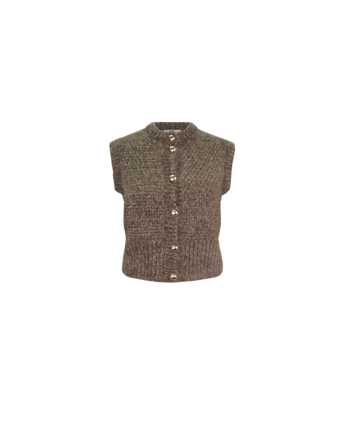 MATILDA VEST WALNUT