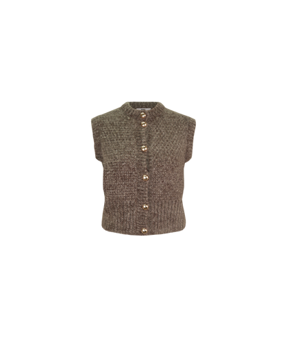 MATILDA VEST WALNUT