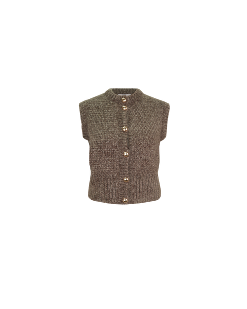 MATILDA VEST WALNUT