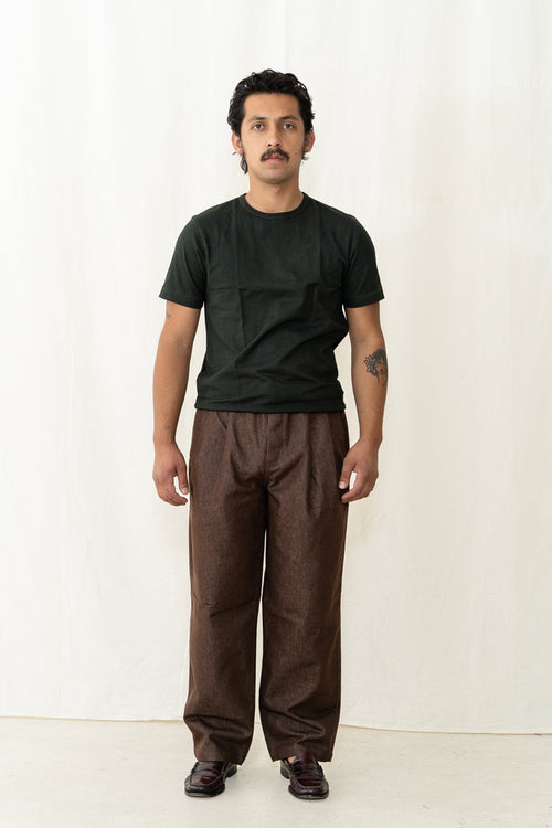 Merz b. Schwanen 2M15 T-Shirt in Forest
