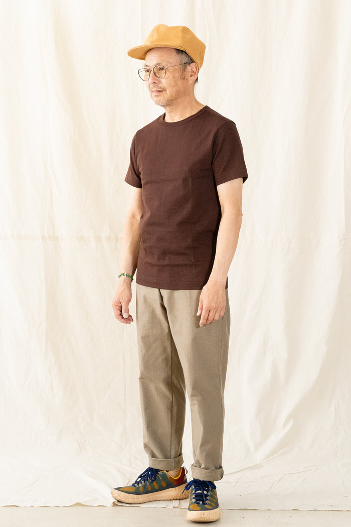 Merz b.Schwanen 215 Loopwheel T-Shirt-Coffee