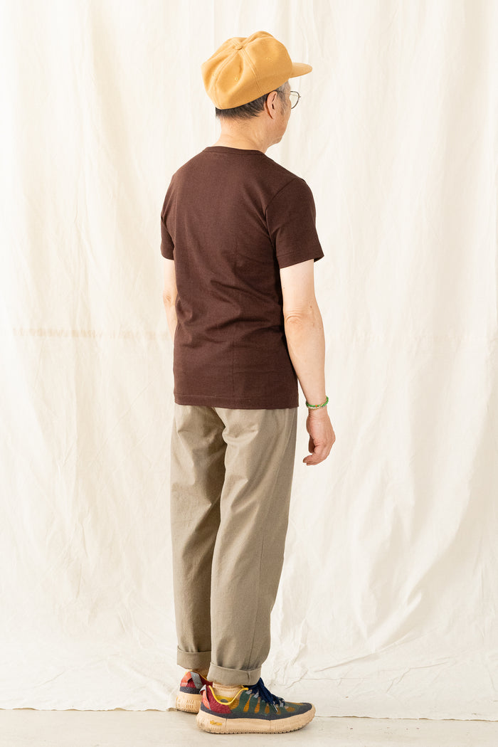 Merz b.Schwanen 215 Loopwheel T-Shirt-Coffee