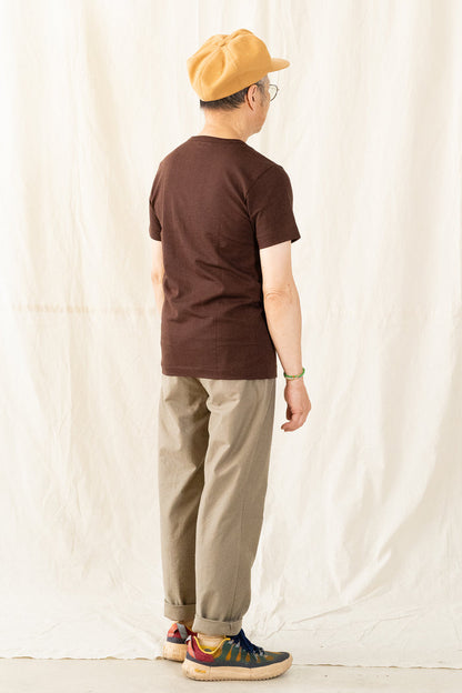 Merz b.Schwanen 215 Loopwheel T-Shirt-Coffee
