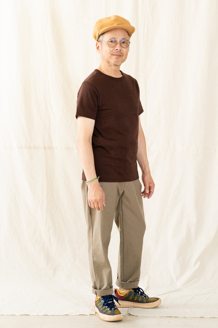 Merz b.Schwanen 215 Loopwheel T-Shirt-Coffee