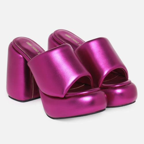 Metallic Chunks - Fuchsia - The Quirky Naari