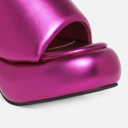 Metallic Chunks - Fuchsia - The Quirky Naari