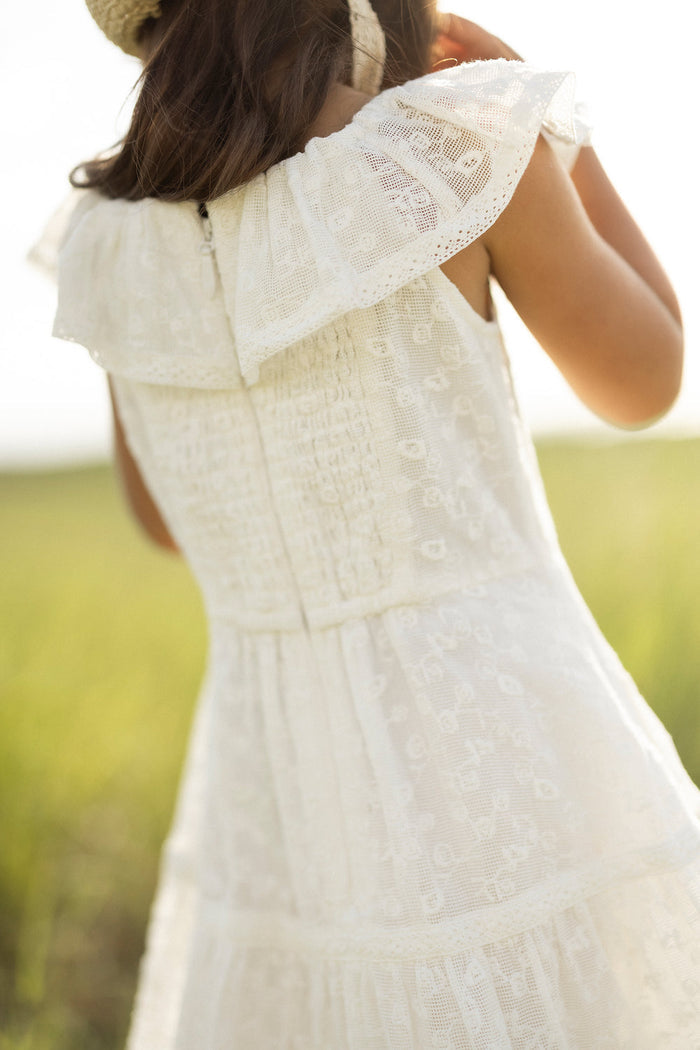 Mini Alaina Dress in Ivory-3