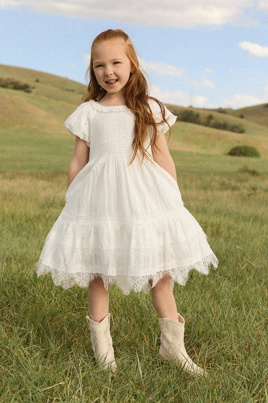 Mini Annalise Dress in Reverie Dobby