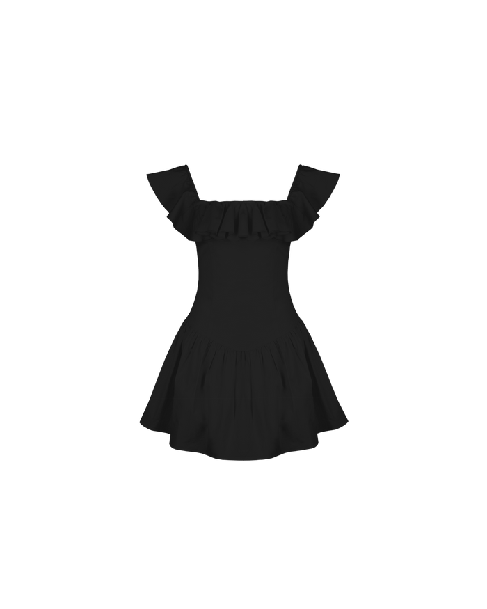 MONACO MINI DRESS BLACK